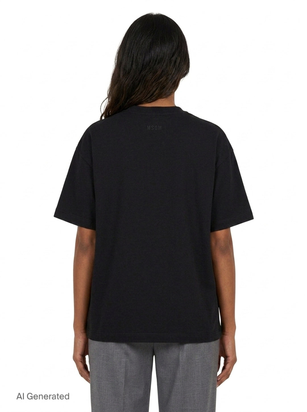 Silence Graphic Tee | MSGM | Club21 - back