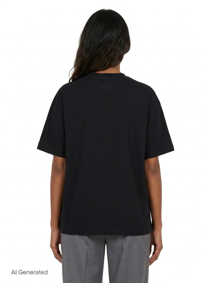 Silence Graphic Tee | MSGM | Club21 - back