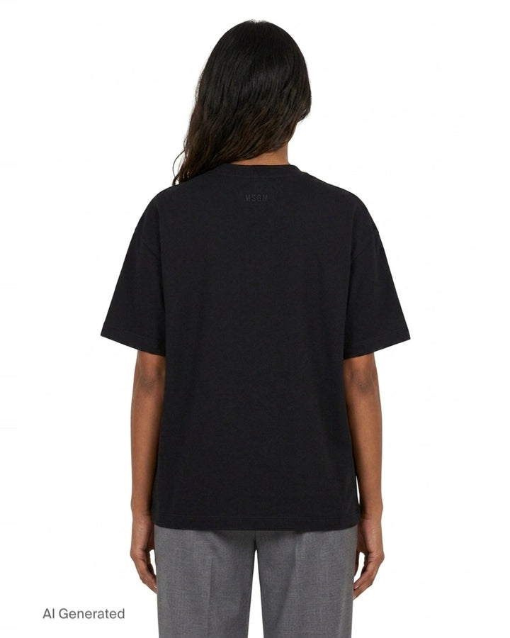 Silence Graphic Tee | MSGM | Club21 - back