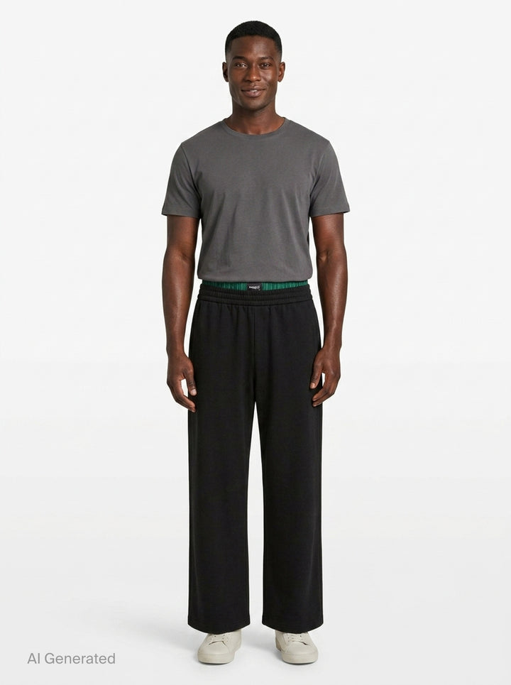 Two Layer Waistband Pants | MSGM | Club21 - front