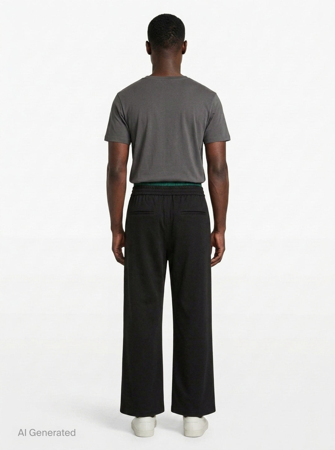 Two Layer Waistband Pants | MSGM | Club21 - back