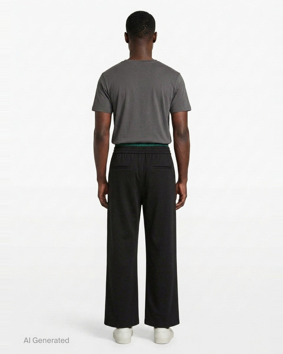 Two Layer Waistband Pants | MSGM | Club21 - back