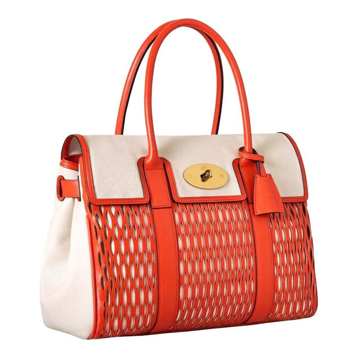 Bayswater Leather Canvas Cut-Out | Mulberry | Club21 - packshot