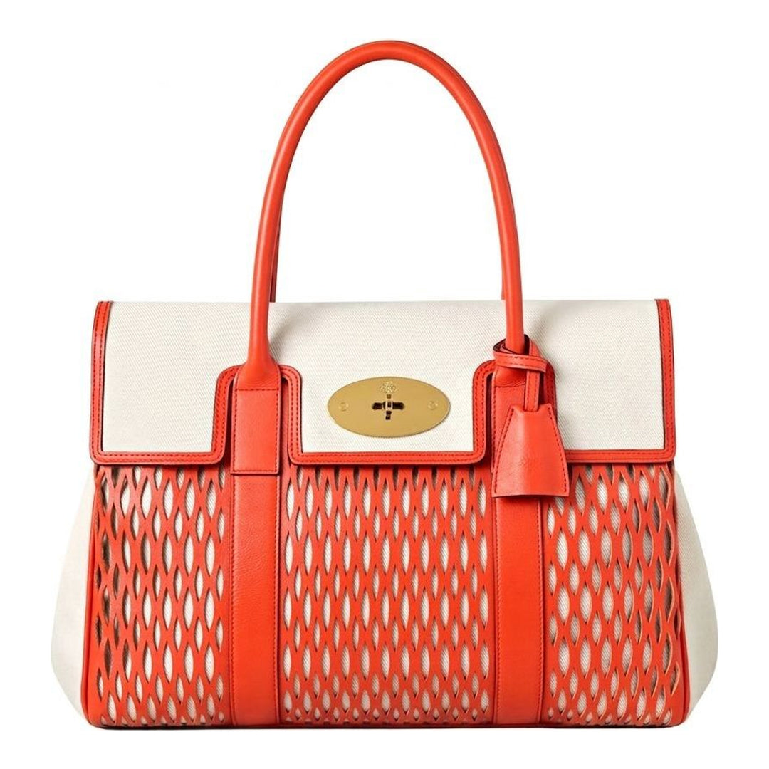 Bayswater Leather Canvas Cut-Out | Mulberry | Club21 - packshot