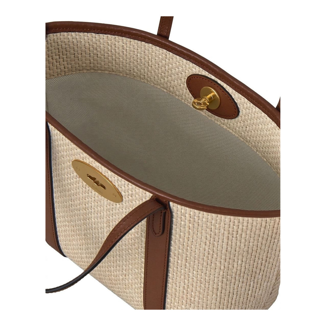 Mini Bayswater Raffia Tote | Mulberry | Club21 - packshot