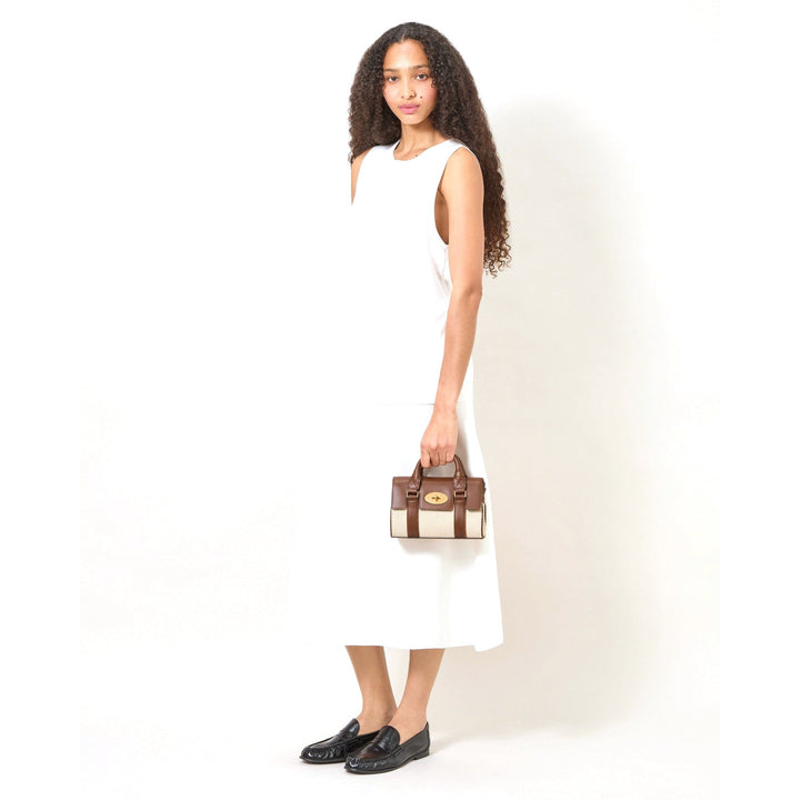 Mini Heritage Bayswater Raffia | Mulberry | Club21 - packshot