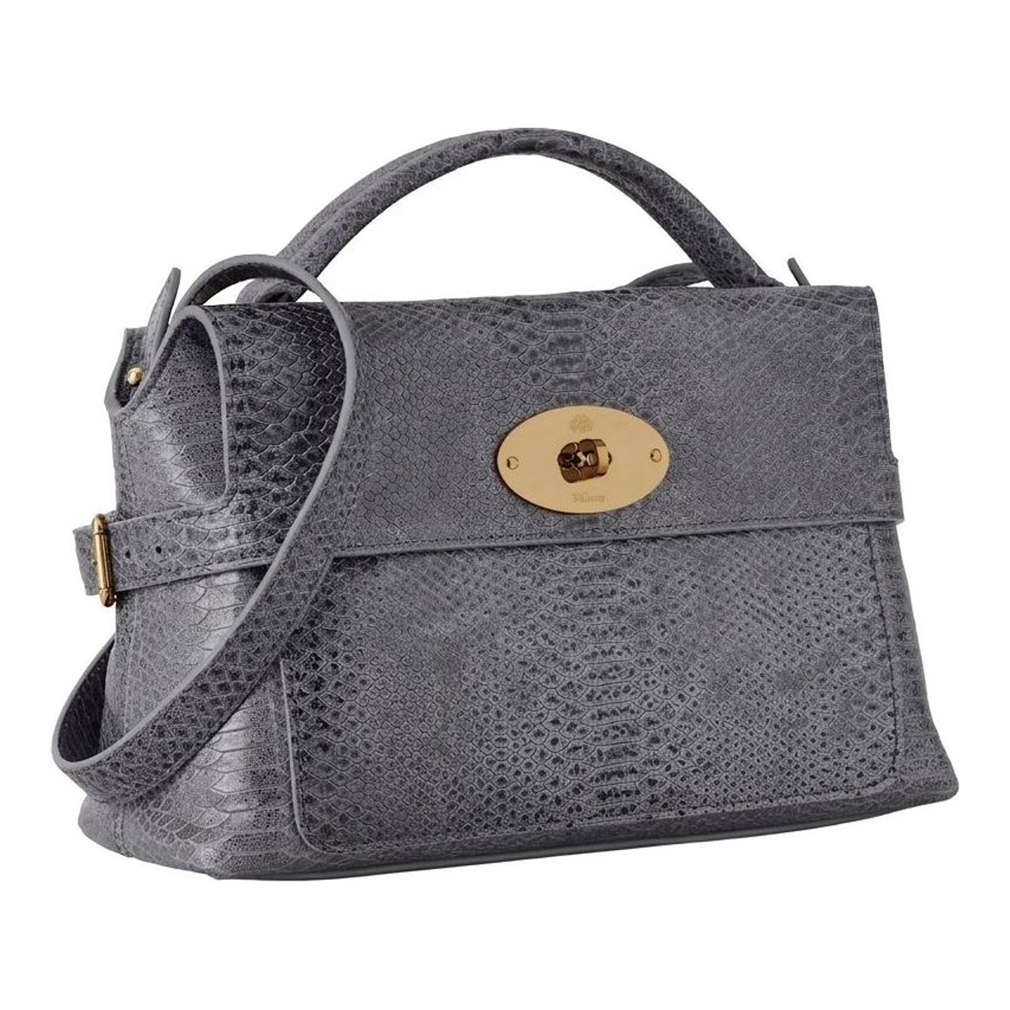 MULBERRY 스몰 스티비 탑 핸들 백