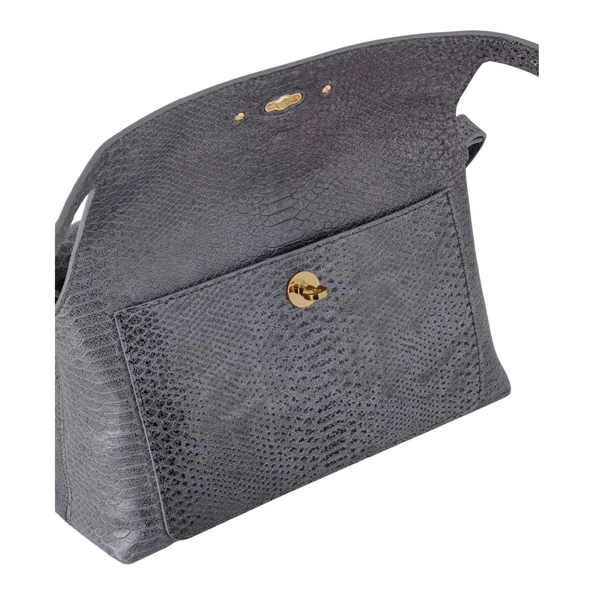 MULBERRY 스몰 스티비 탑 핸들 백