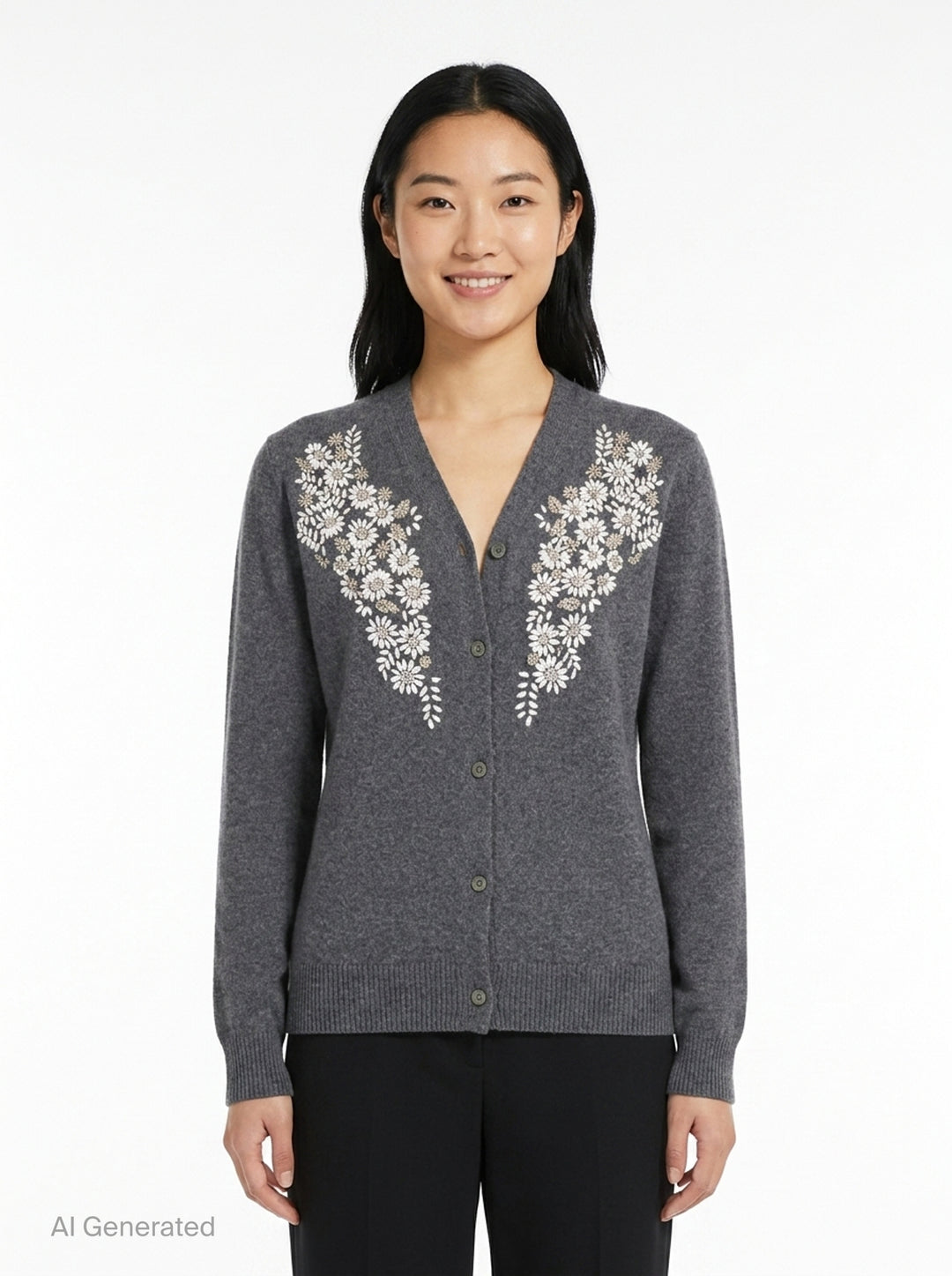 Floral Embroidered Cardigan | N°21 | Club21 - front