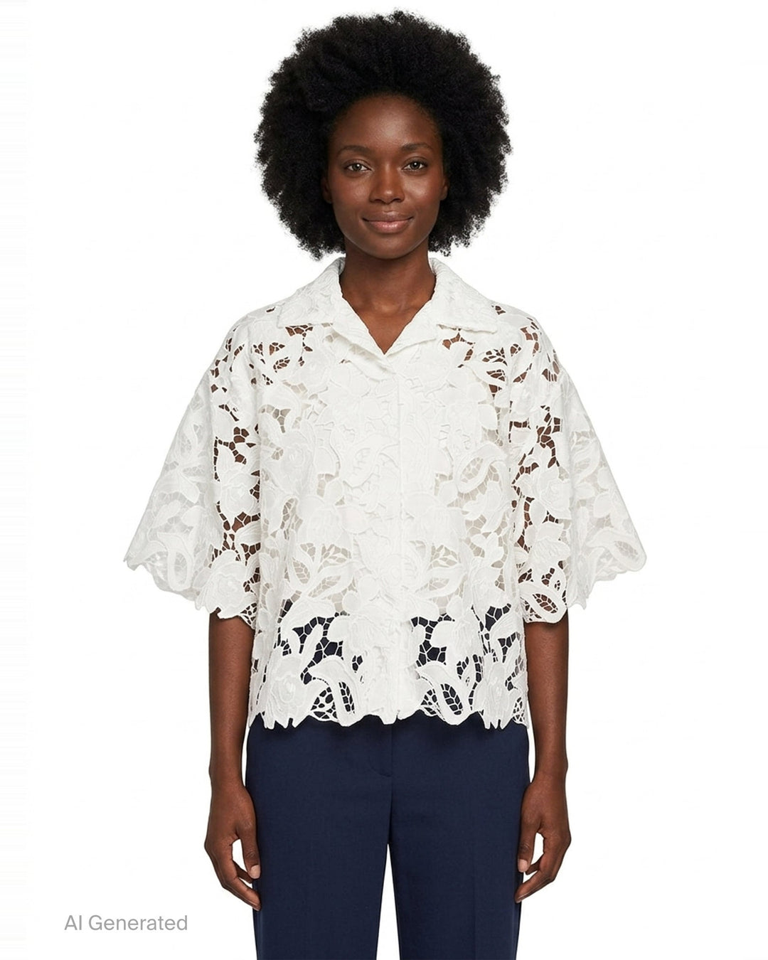 Floral Lace Blouse | N°21 | Club21 - front