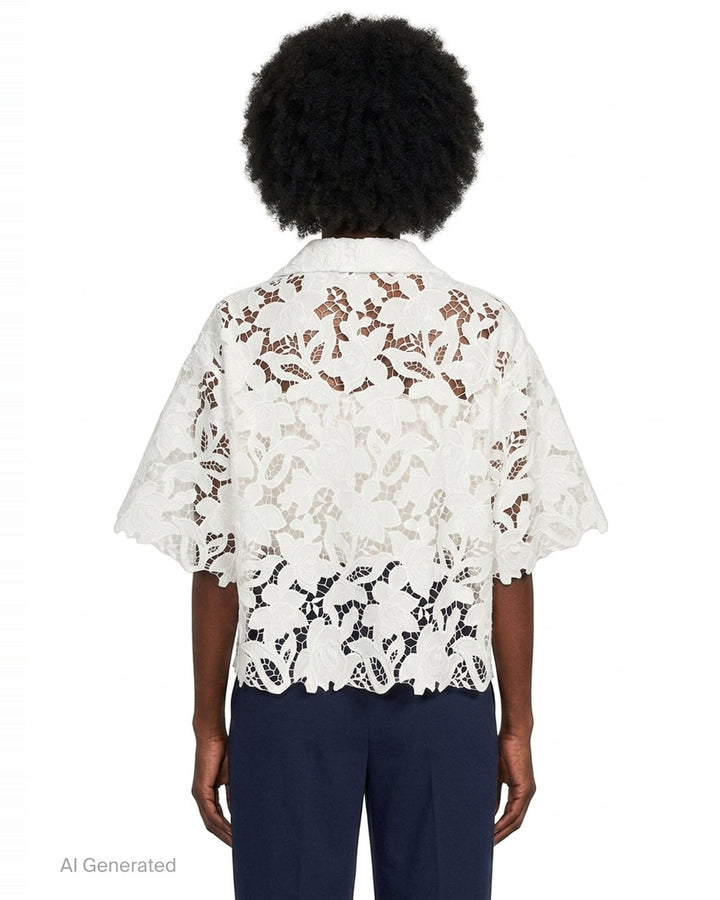 Floral Lace Blouse | N°21 | Club21 - back