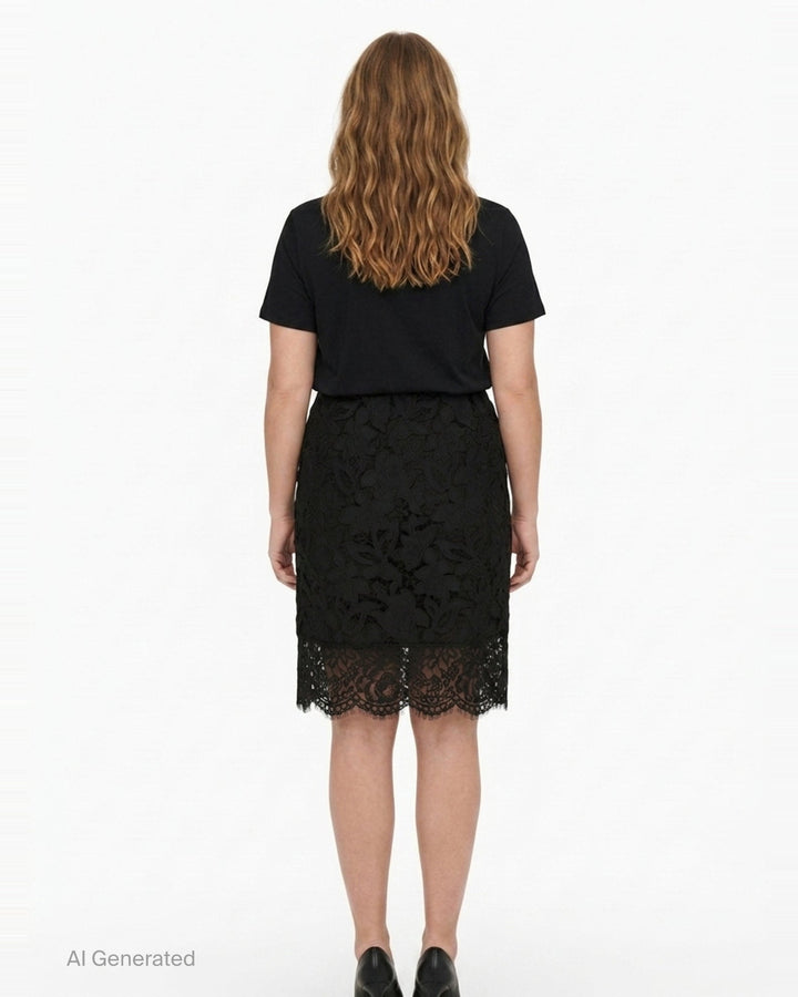 Floral Lace Pencil Skirt | N°21 | Club21 - back