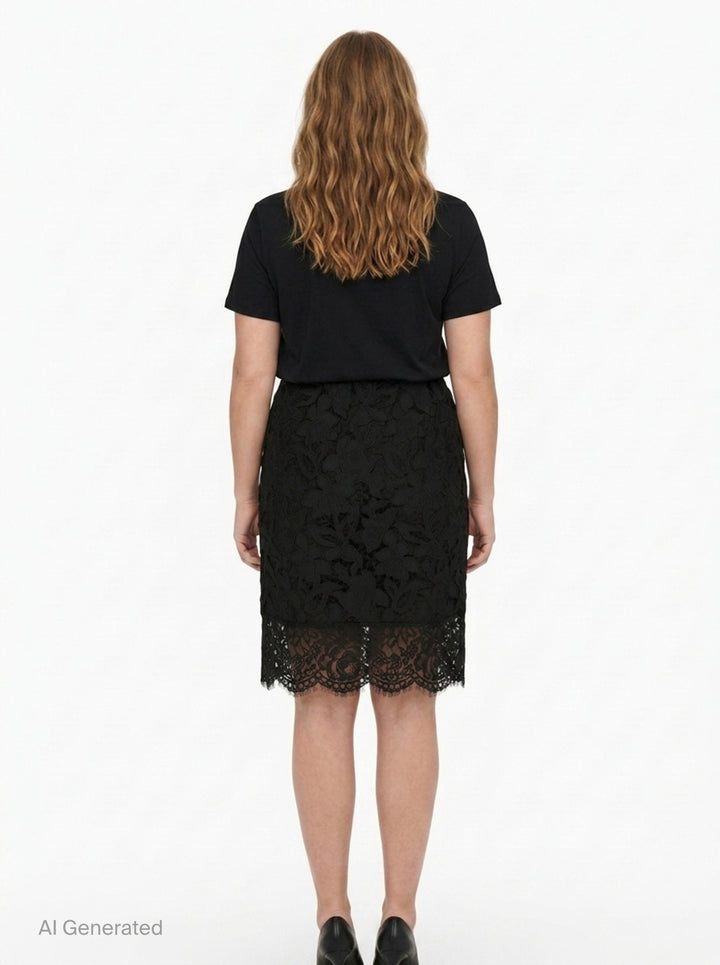 Floral Lace Pencil Skirt | N°21 | Club21 - back