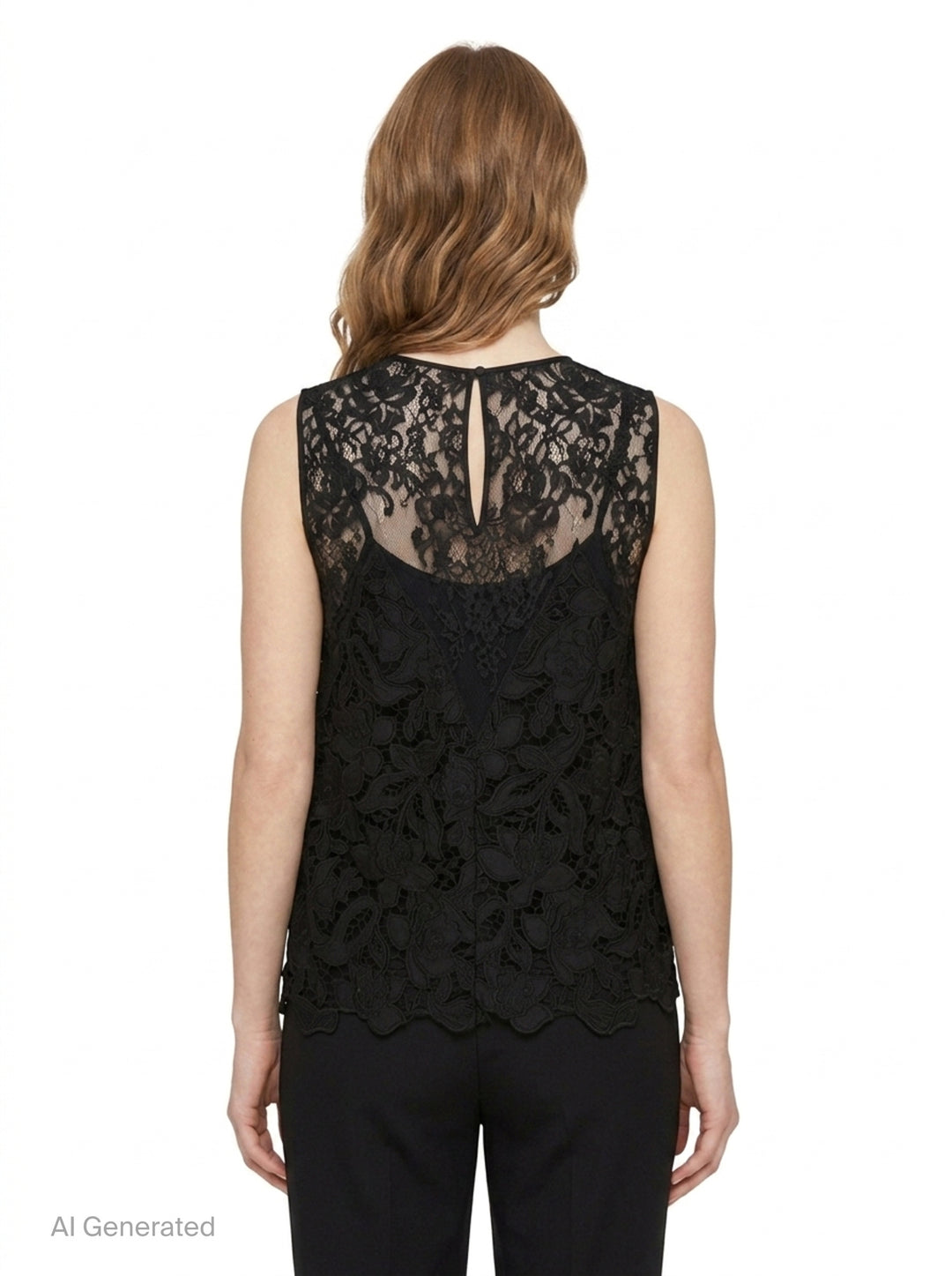 Floral Lace Sleeveless Top | N°21 | Club21 - back