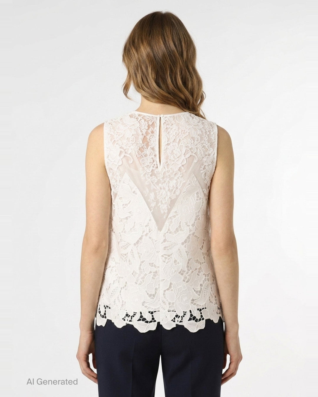 Floral Lace Sleeveless Top | N°21 | Club21 - back