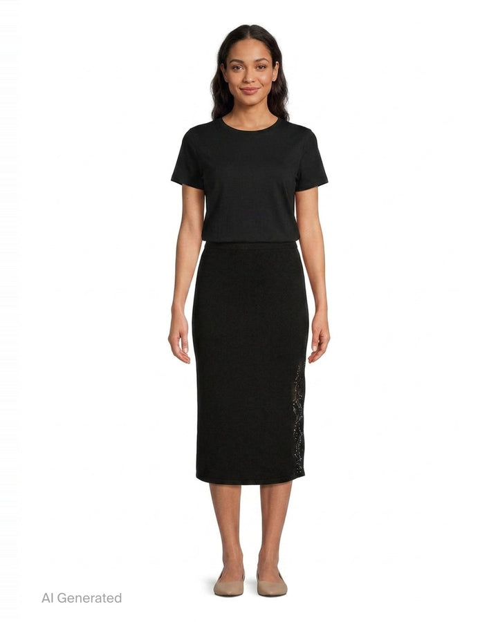Knit Midi Skirt | N°21 | Club21 - front