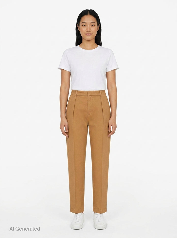Pleated Tapered Pants | N°21 | Club21 - front