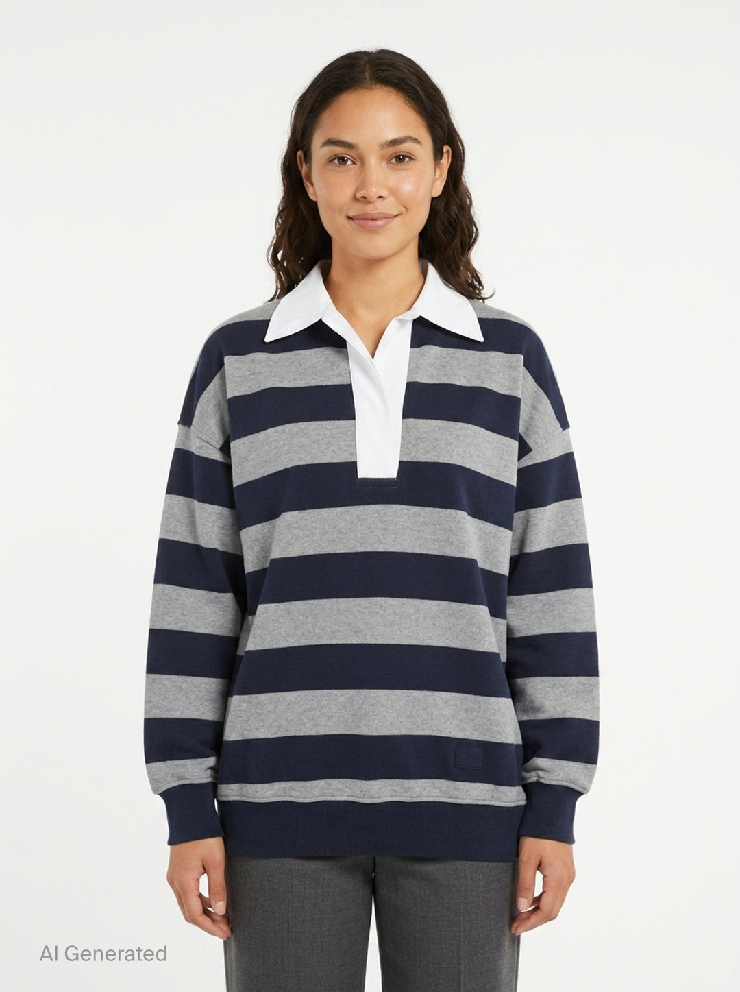 Striped Rugby Sweatshirt | N°21 | Club21 - front