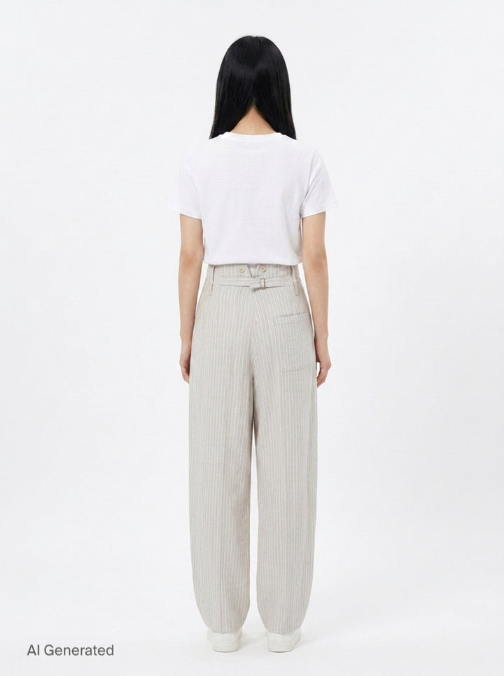 Striped Wide-Leg Pants | N°21 | Club21 - back