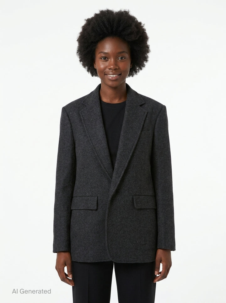Wool Blend Tailored Jacket | N°21 | Club21 - front