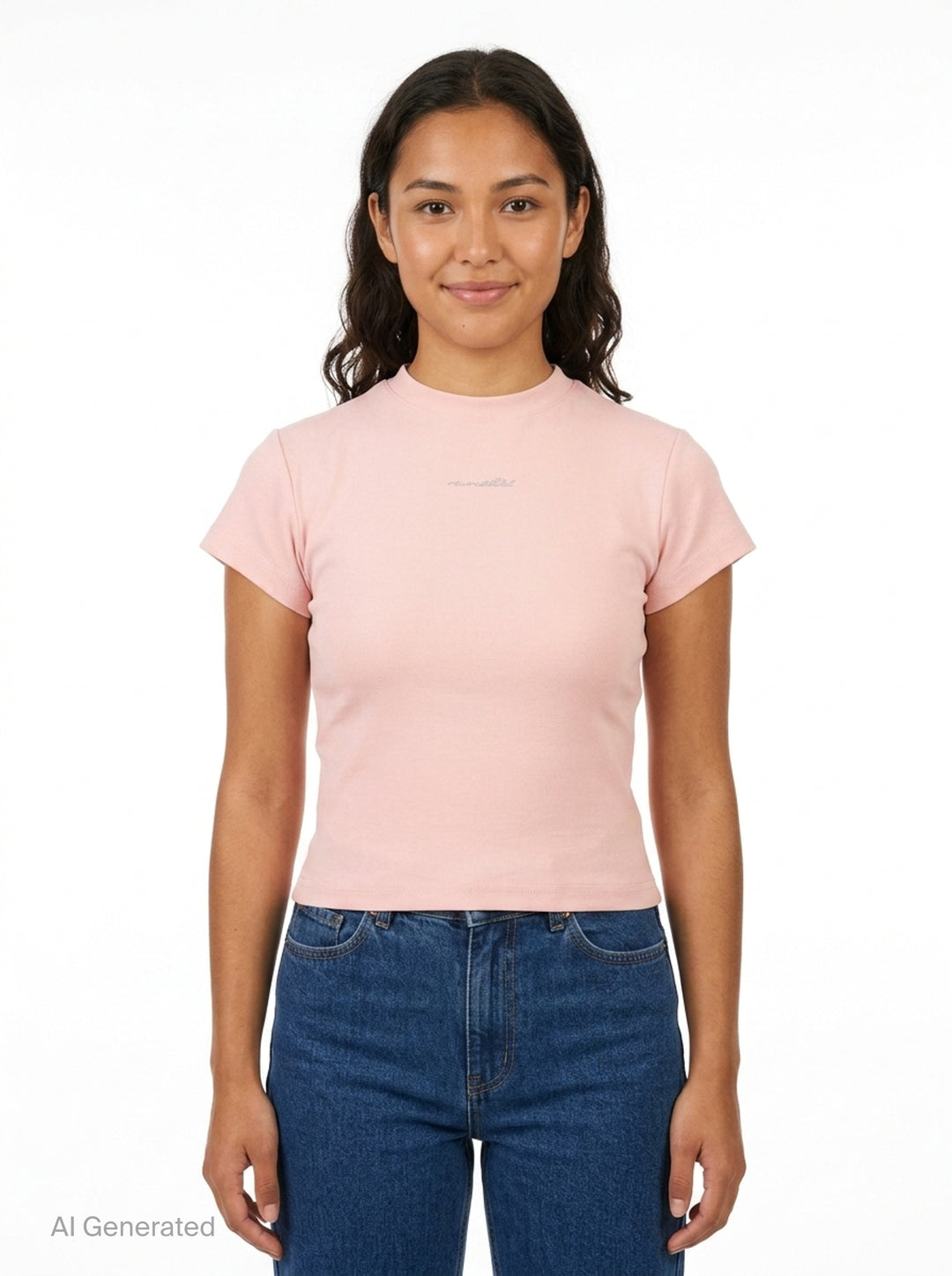 Dutty Pink Baby Tee | Nineties | Club21 - front