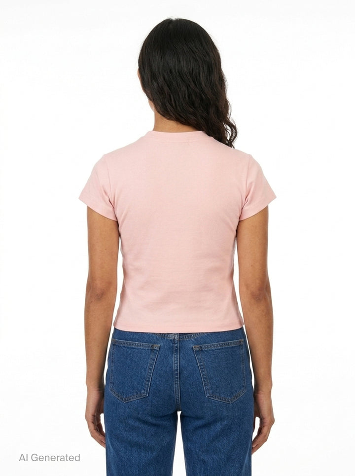 Dutty Pink Baby Tee | Nineties | Club21 - back