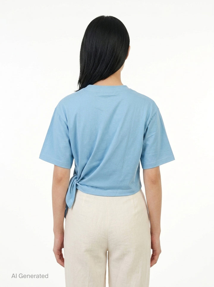 Sun Sand Tie-Front Tee | Nineties | Club21 - back