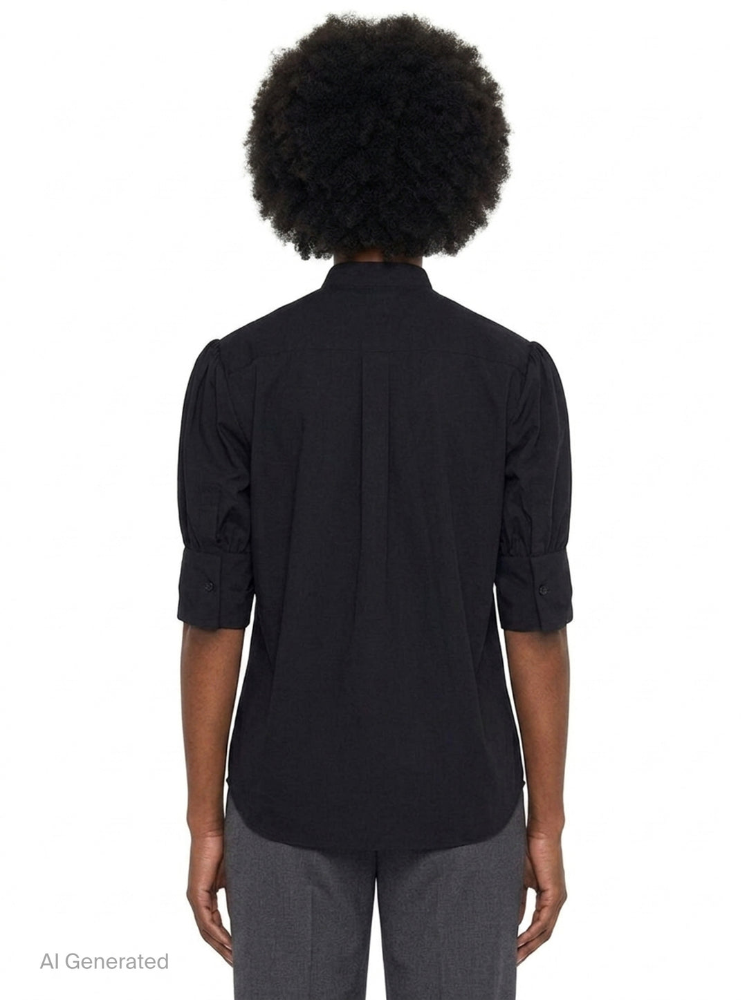 Bow Buckle Blouse | Noir Kei Ninomiya | Club21 - back