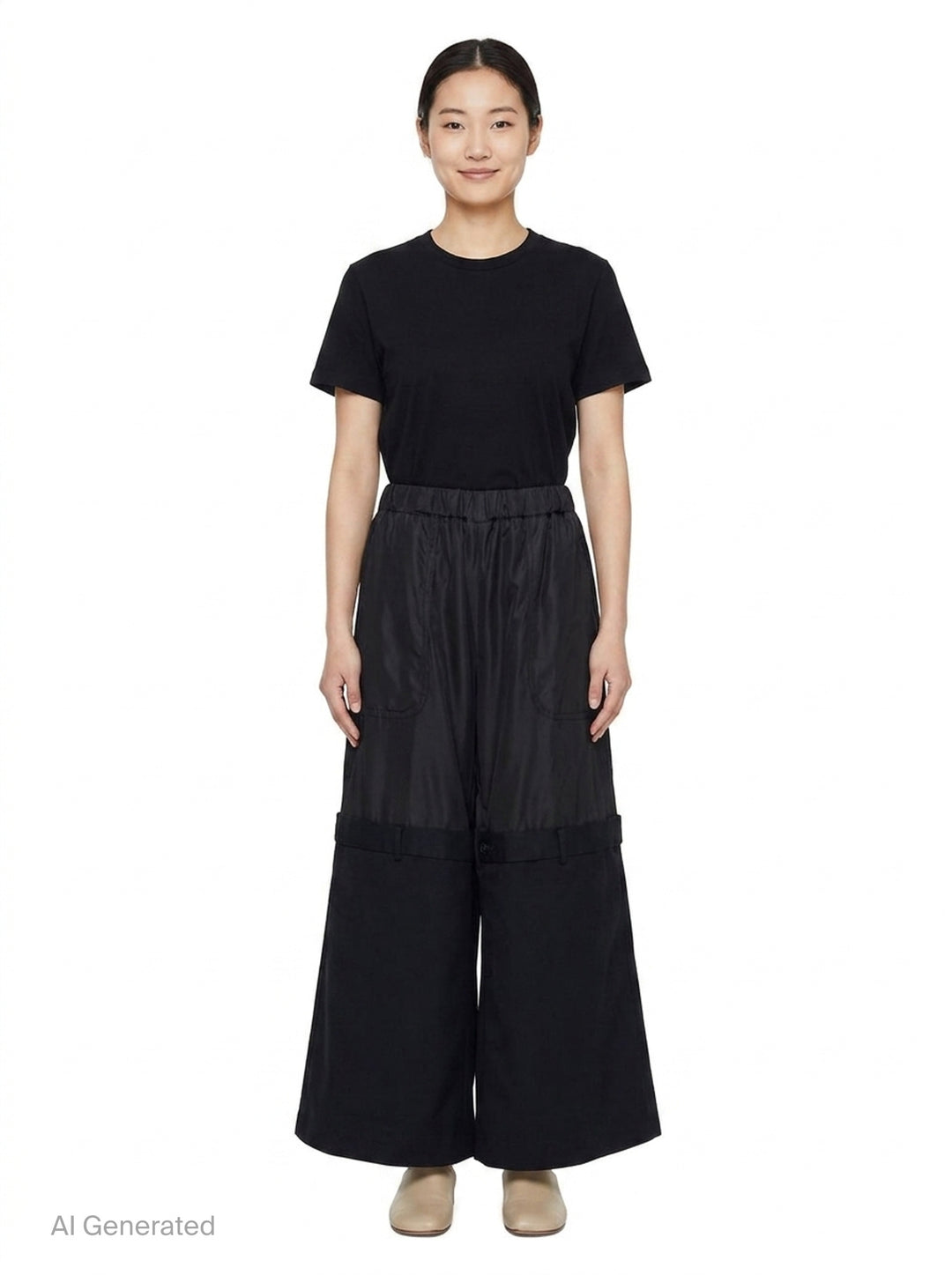 Drop Waist Wide-Leg Trousers | Noir Kei Ninomiya | Club21 - front