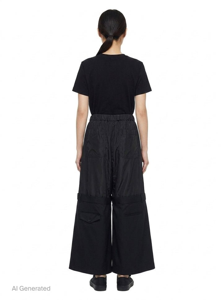 Drop Waist Wide-Leg Trousers | Noir Kei Ninomiya | Club21 - back
