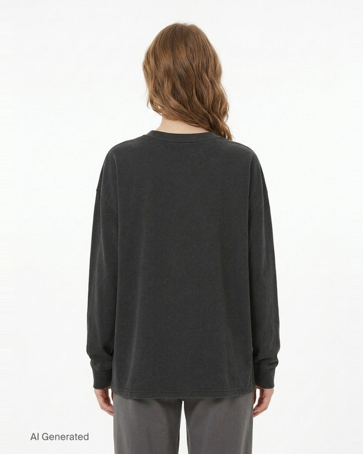 Pet Club Rocker Long Sleeve Tee | Open YY | Club21 - back