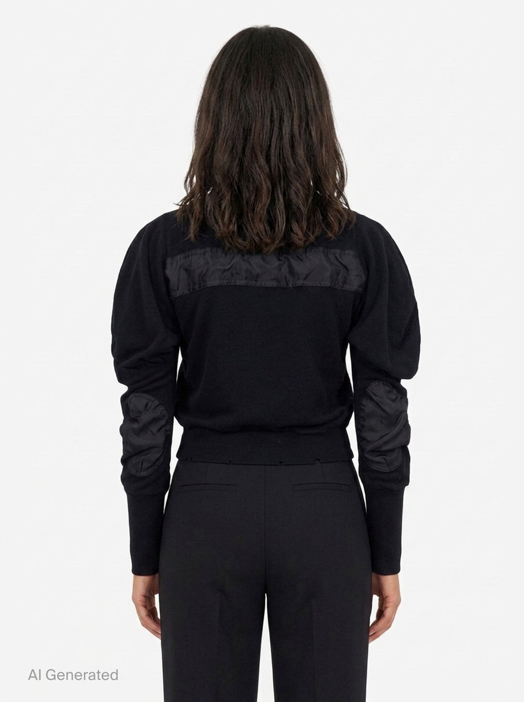 Slouchy Puff Panel Cardigan | Open YY | Club21 - back