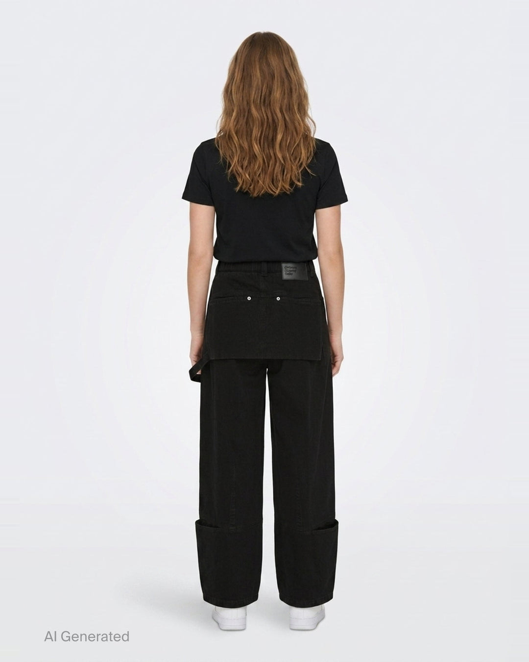 Kangaroo Pocket Wide Leg Jeans | Ordinary Couture Code | Club21 - back