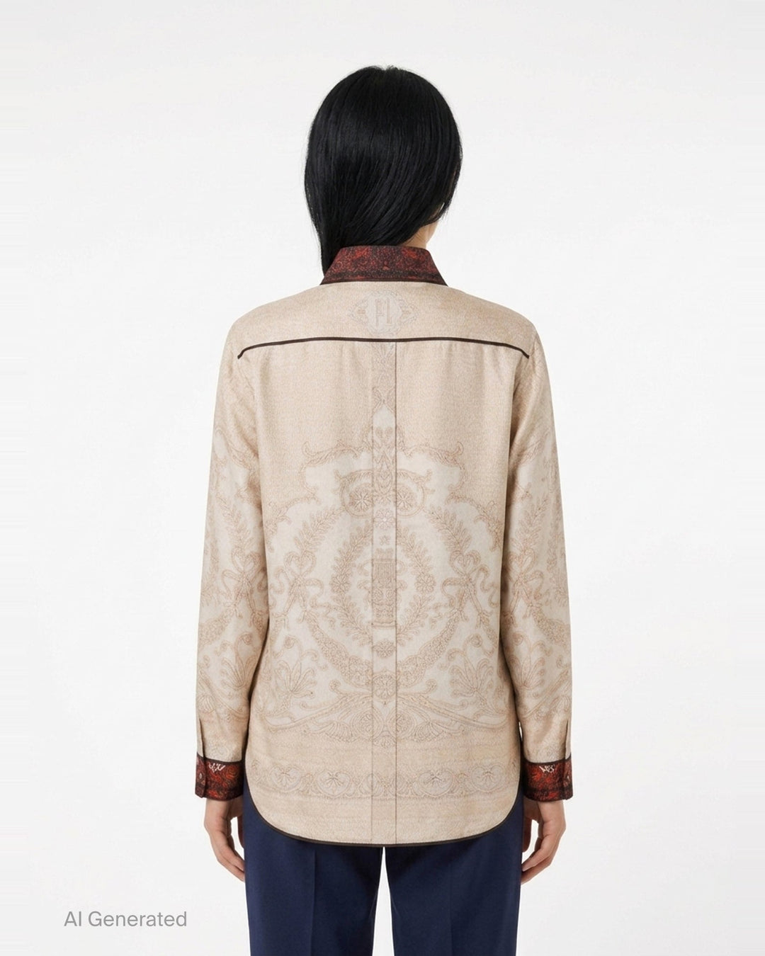 Floral Print Long Sleeve Shirt | Pierre-Louis Mascia | Club21 - back