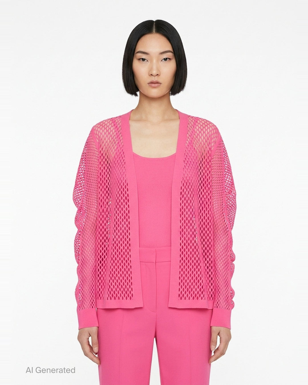 A-POC Basket Cardigan | Pleats Please Issey Miyake | Club21 - front