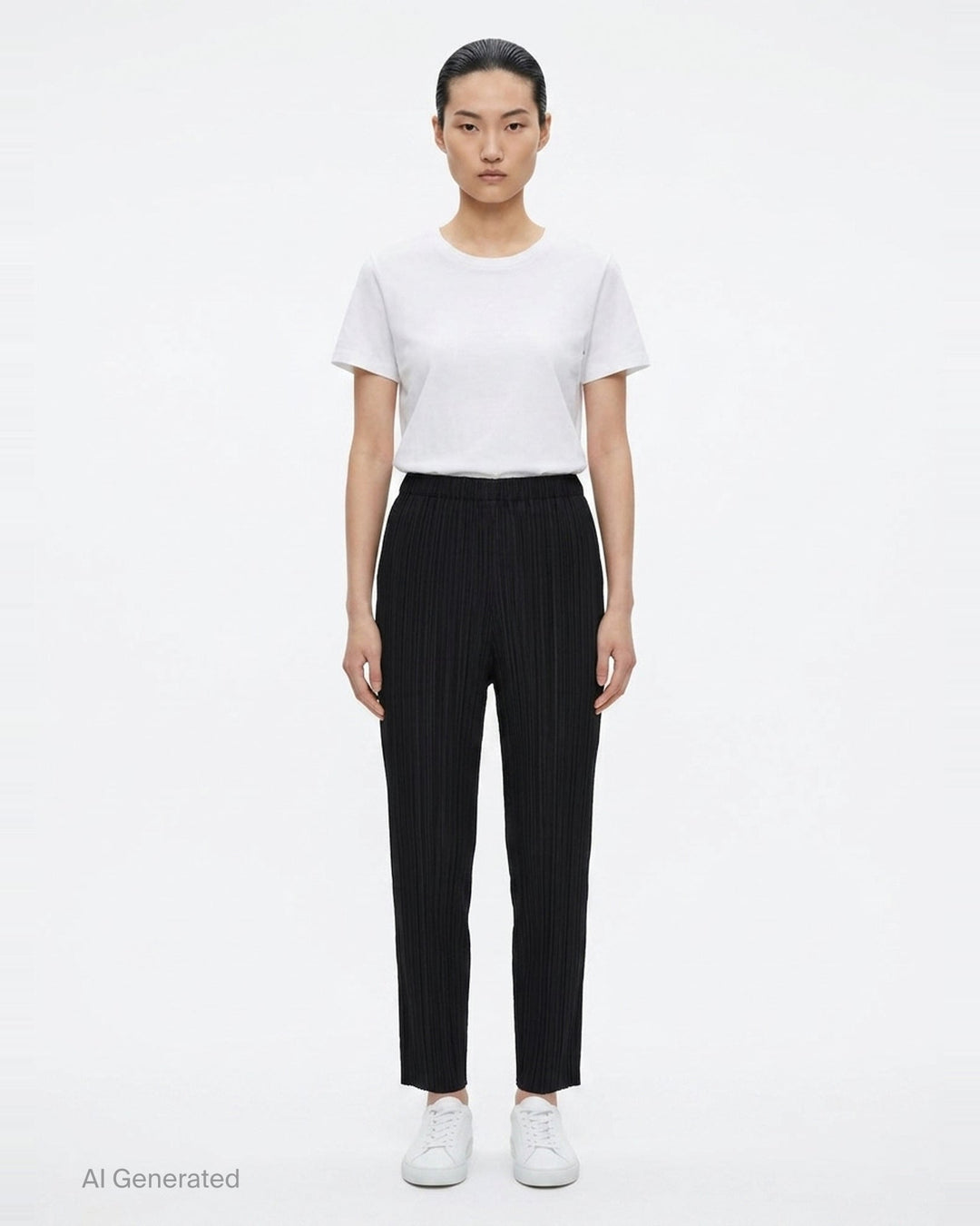 Basics Long Pleated Pants | Pleats Please Issey Miyake | Club21 - front