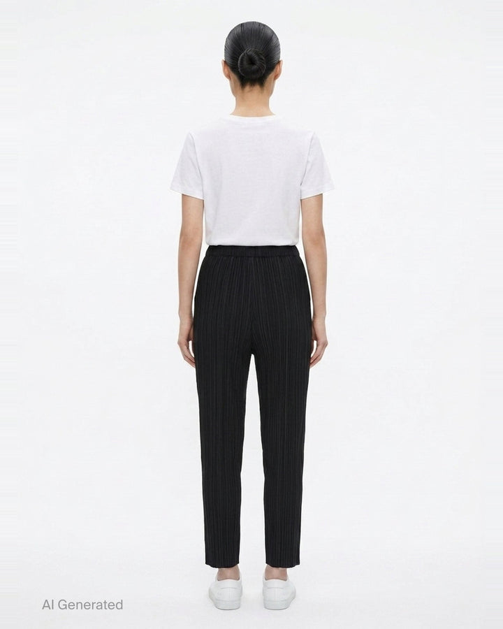 Basics Long Pleated Pants | Pleats Please Issey Miyake | Club21 - back
