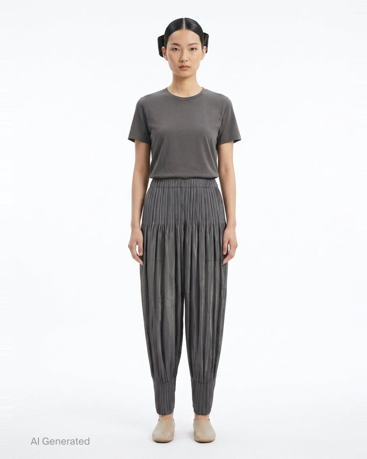 Fluffy Basics Pleated Pants | Pleats Please Issey Miyake | Club21 - front