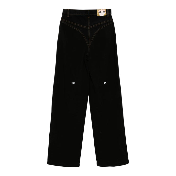 Club21 - pushBUTTON - Black Hybrid Jeans - JEANS - Black