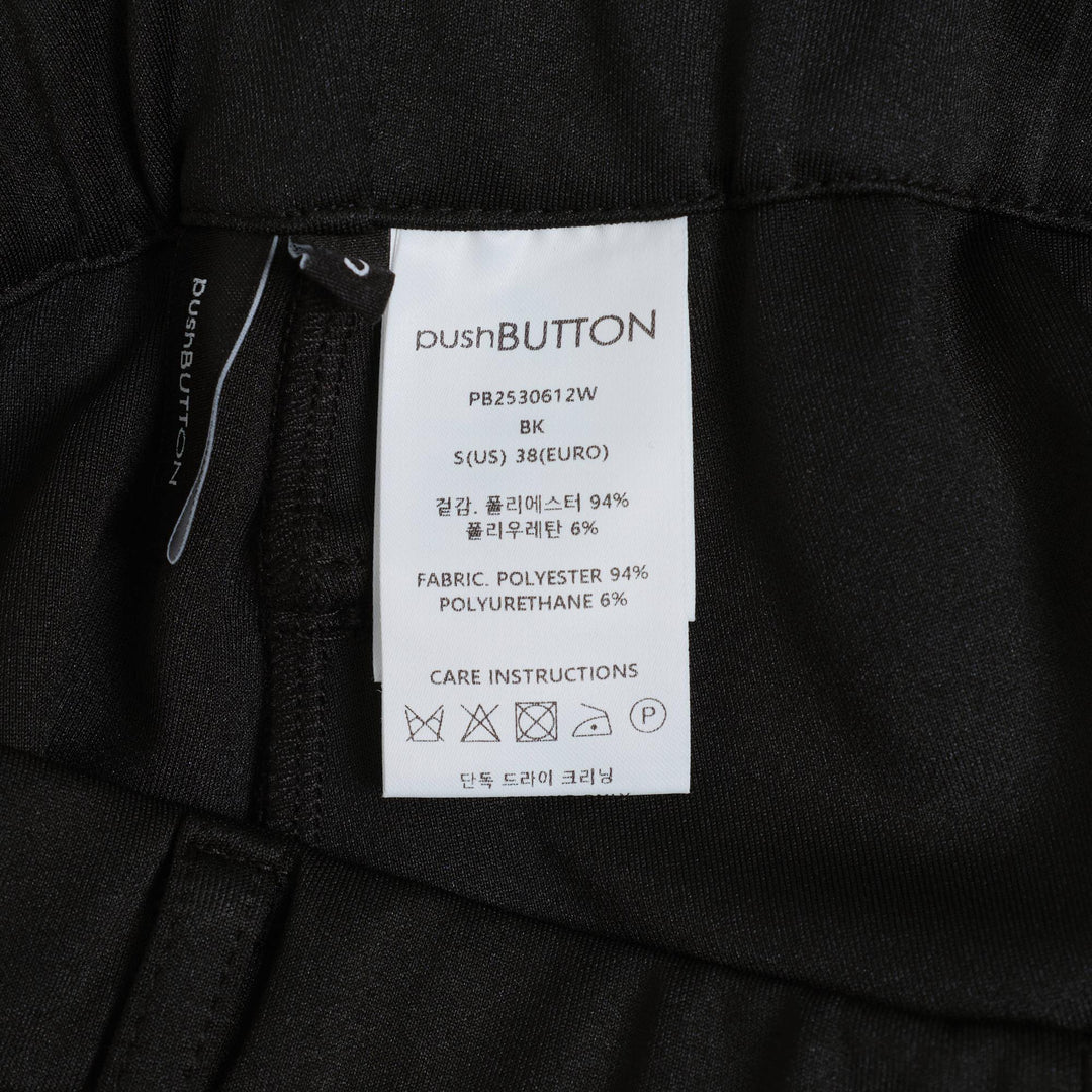 Club21 - pushBUTTON - Push-Skull Lace Hem Jersey Pants - PANTS - Black