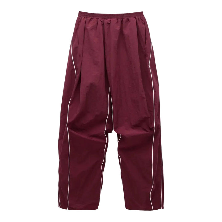 Club21 - pushBUTTON - Red Piping Detail Tucked Pants - PANTS - Burgundy