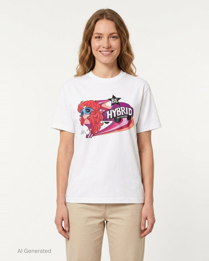 Be Hybrid Graphic Tee | pushBUTTON | Club21 - front