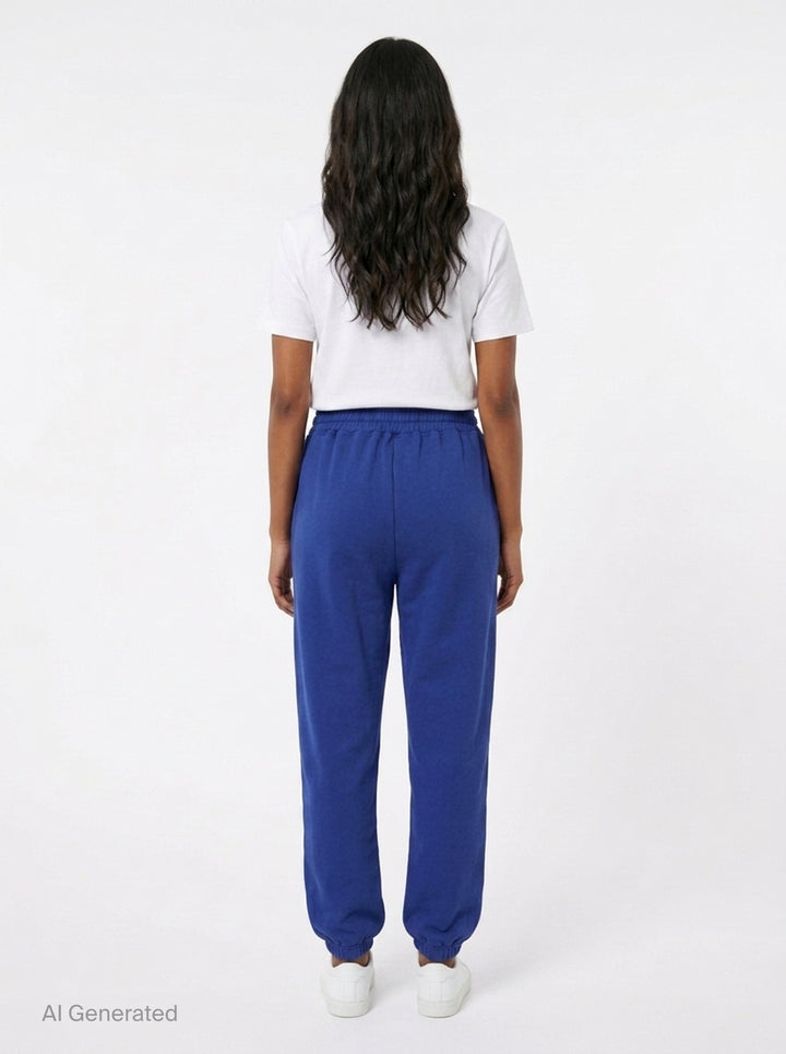 Blue Logo Jogger Pants | pushBUTTON | Club21 - back