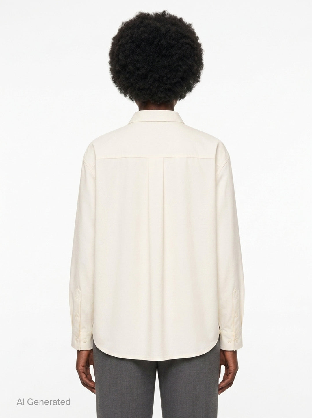 Ivory Bow Tie Shirt | pushBUTTON | Club21 - back
