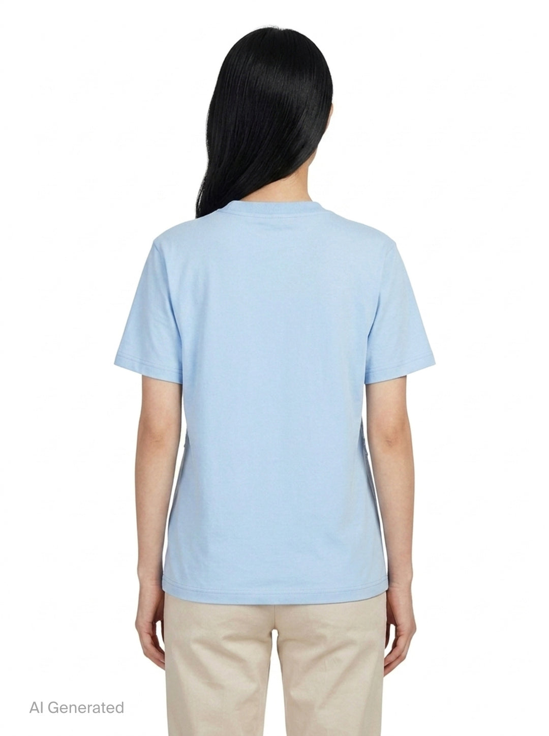 Light Blue Lace Camisole Layer Tee | pushBUTTON | Club21 - back