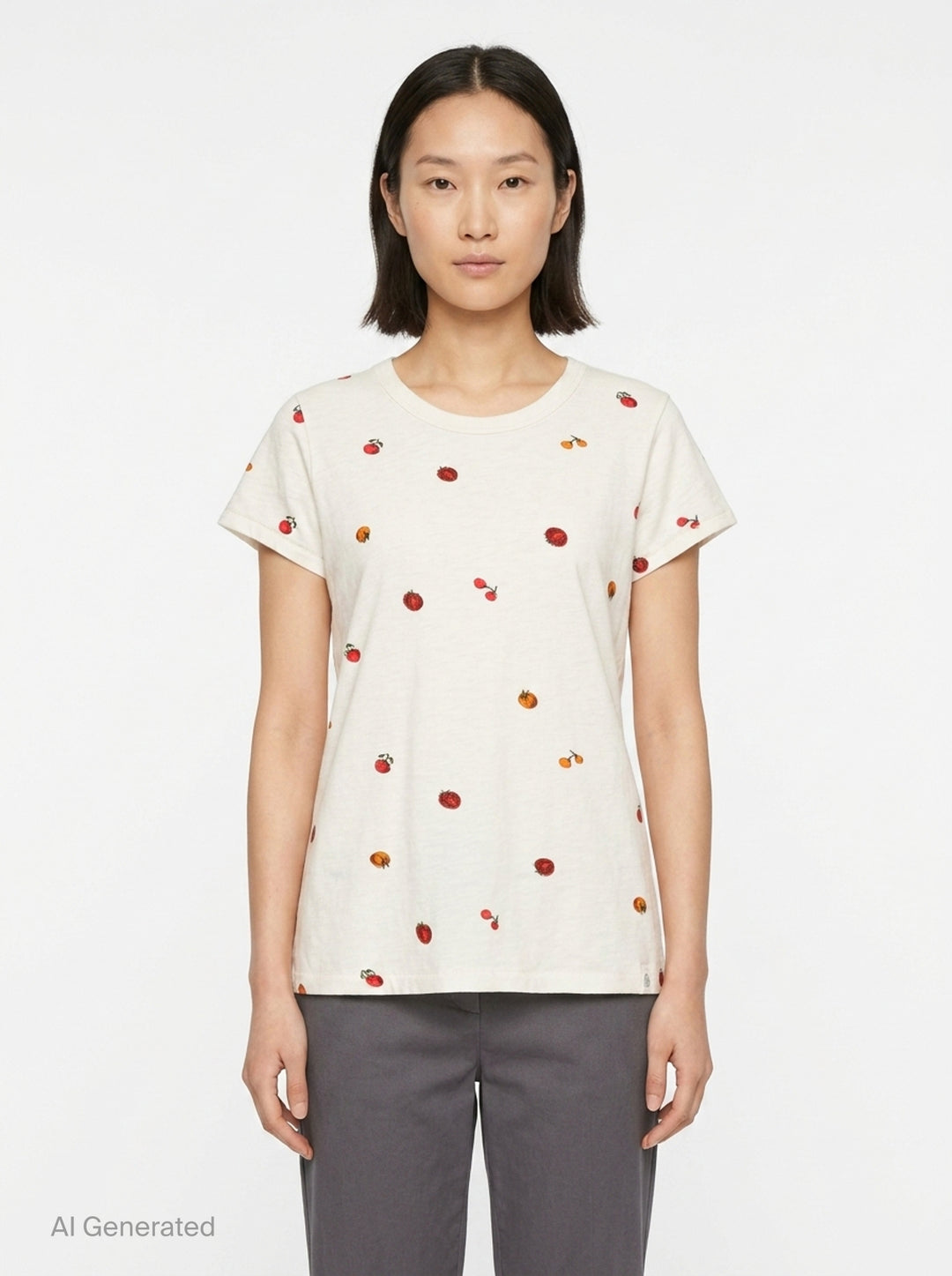 All Over Baby Tomatoes Tee | rag & bone | Club21 - front