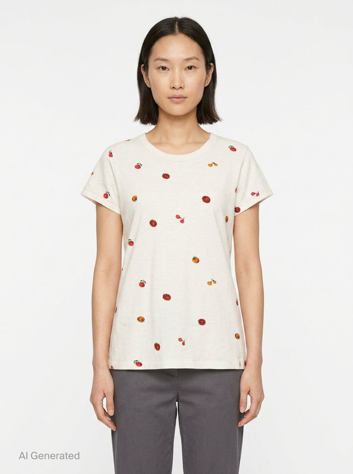 All Over Baby Tomatoes Tee | rag & bone | Club21 - front