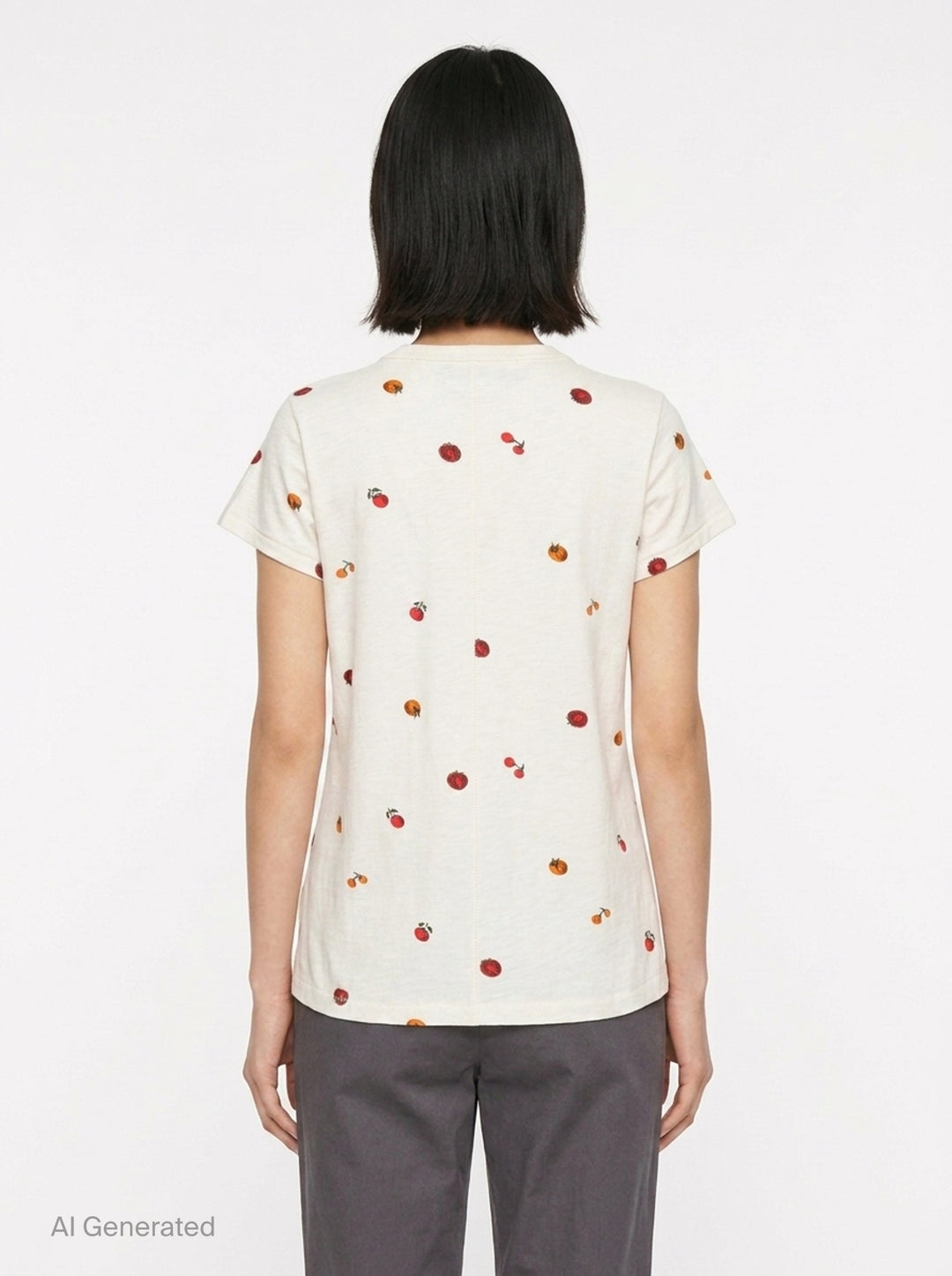 All Over Baby Tomatoes Tee | rag & bone | Club21 - back