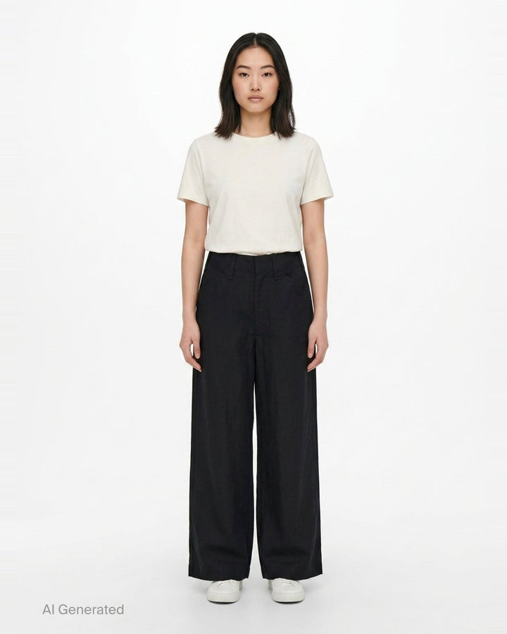 Allison Linen Pants | rag & bone | Club21 - front