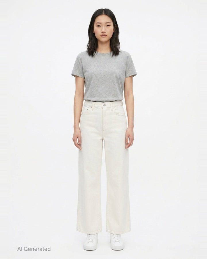 Ankle Wide Jeans | rag & bone | Club21 - front